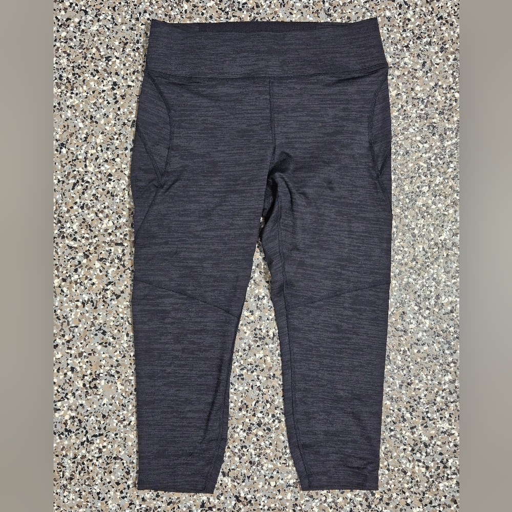 Outdoor Voices Black/dark Grey 7/8 Leggings